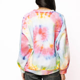 Tie Dye QOS Card Logo Sweatshirt | Queen Of Sparkles