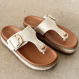 Promyse Sandals | Ecru