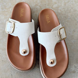 Promyse Sandals | Ecru