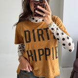 Dirty Hippie Tee | Mustard