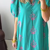 Autumn Pop Midi Dress