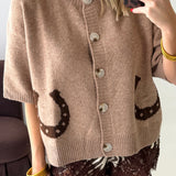 Lucky Charm Horseshoe Sweater | Mocha