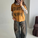 Dirty Hippie Tee | Mustard