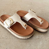 Promyse Sandals | Ecru