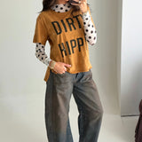 Dirty Hippie Tee | Mustard