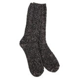 WEEKEND RAGG CABLE CREW | BLACK CONFETTI