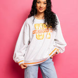 Licensed Grey Plaid UT Volunteers Sweatshirt | Queen Of Sparkles