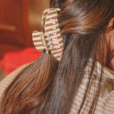 Girlhood Oversized Claw | Striped