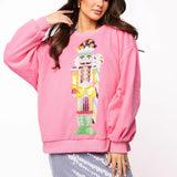 Pink Candyland Nutcracker Sweatshirt | Queen Of Sparkles