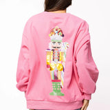 Pink Candyland Nutcracker Sweatshirt | Queen Of Sparkles