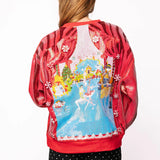 Red Nutcracker Ballet Stage Scene Sweatshirt | Queen Of Sparkles