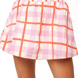 Pink & Red Plaid Cotton Skirt | Queen Of Sparkles