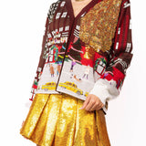 Multi Rockefeller Center Button Up Cardigan | Queen Of Sparkles