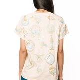 Ivory Beach Sea Shell Ornament Tee | Queen Of Sparkles