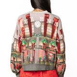 Multi Store At Christmas Time Window Display Cardigan | Queen Of Sparkles