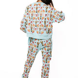 Aqua Gingerbread & Candy Cane Sweatpant | Queen Of Sparkles