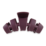 Teleties Classic Hair Clip - Large | Burgundy Bliss