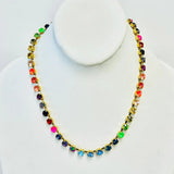 Sarina Necklace | Watermelon Rainbow