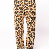 Tan, Brown & Black Leopard Pant