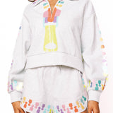 Grey Multi Zipper Short | Queen Of Sparkles