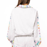 Grey Multi Zipper Short | Queen Of Sparkles