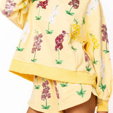 Yellow Multi Iris Sweatshirt | Queen Of Sparkles