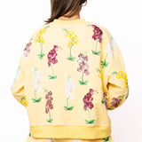 Yellow Multi Iris Sweatshirt | Queen Of Sparkles