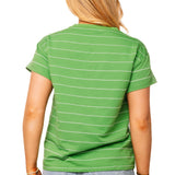 Green Football Field Queen Card Logo Tee | Queen Of Sparkles