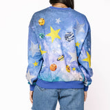 Blue Galaxy Sweatshirt | Queen Of Sparkles
