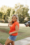 TENN SWEATER VEST | ORANGE