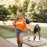 Tennessee Sweater Top | Orange