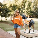 Tennessee Sweater Top | Orange