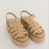 Latice Sandals |  Light Natural Knit