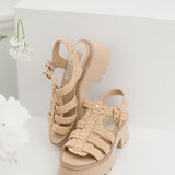 Latice Sandals |  Light Natural Knit