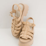 Latice Sandals |  Light Natural Knit