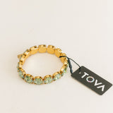 TOVA Croatia Stretch Bracelet | Citrus Lime Luster D