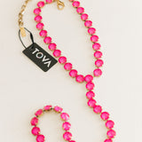 TOVA LA Necklace | Ultra Fuchsia