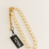 TOVA Sofia Necklace | Ultra Canary White Opal