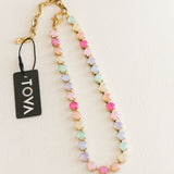 TOVA Oakland Necklace | Ultra White Opal Mix