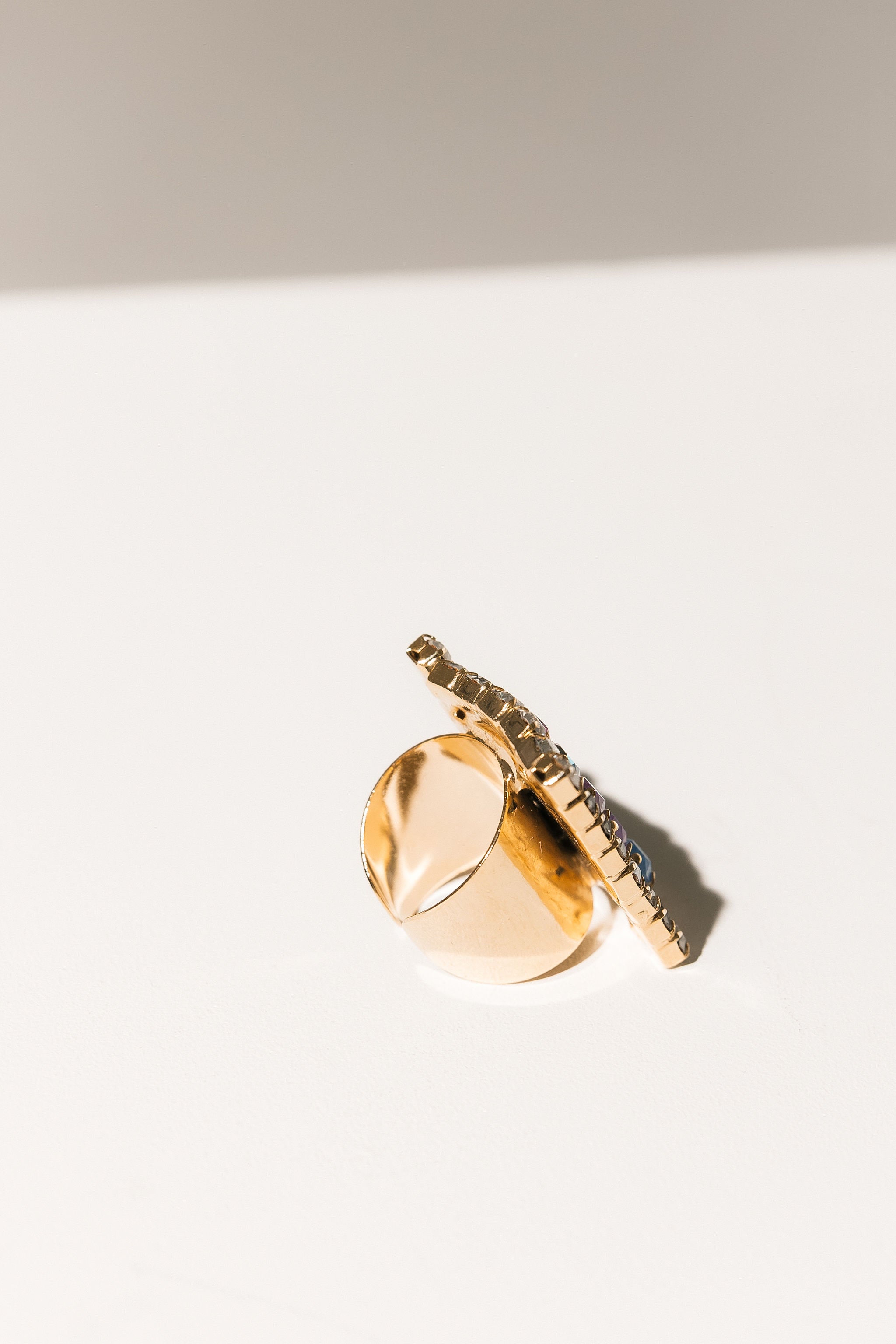 TOVA Abella Ring – detail view of crystal ring from Lexi Jade's Boutique
