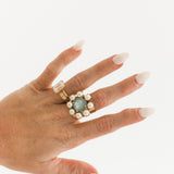 Twiggy Plus Ring | Agave Ignite & Pearls