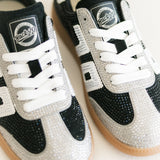 Back 70 Stars Sneakers | Black Silver