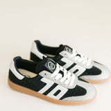 Back 70 Stars Sneakers | Black Silver