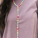 LA Necklace | Ultra White Opal Mix