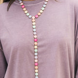 LA Necklace | Ultra White Opal Mix