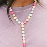 LA Necklace | Ultra White Opal Mix