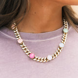 Galileu Necklace | White Opal Mix