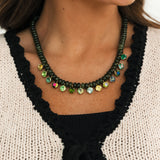 Bonnie Necklace | AG Forest Green Green Ombre