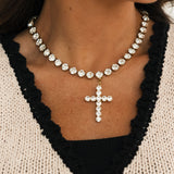 Mini Donatella Necklace | Clear