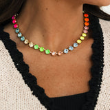 Oakland Necklace | Watermelon Mix Pop